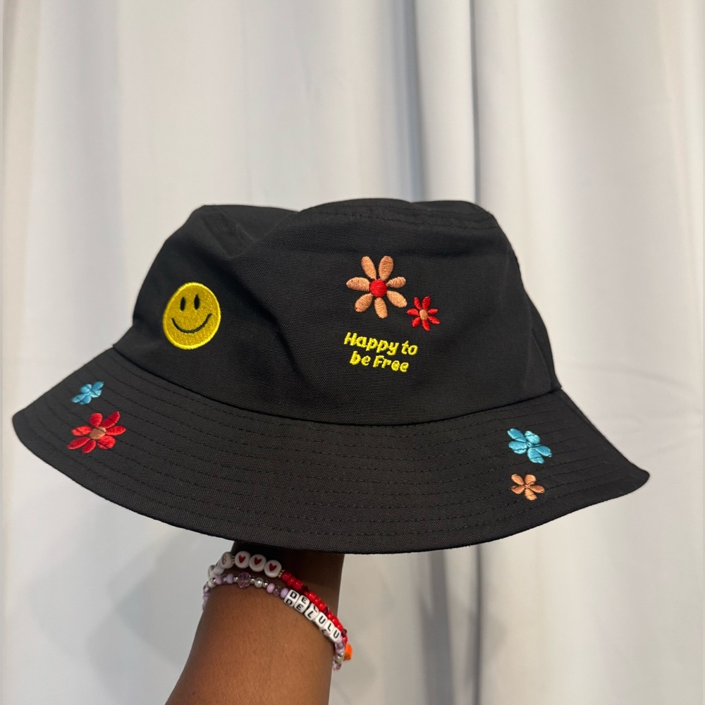 Bucket Hat Flowers and Kawaii